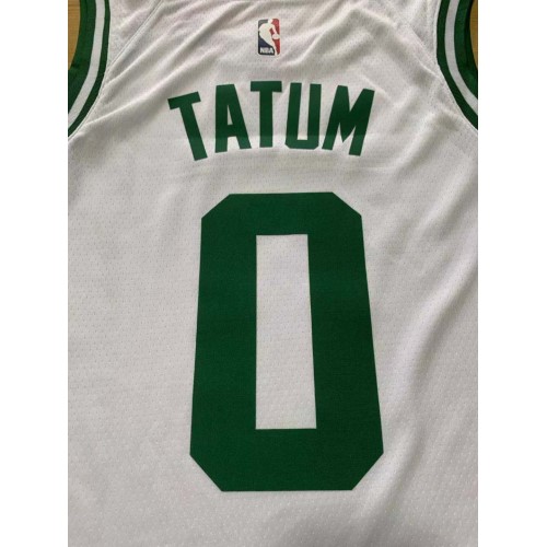 Men's Boston Celtics Jayson Tatum #0 White Swingman Jersey - Icon Edition Men's Boston Celtics Jayson Tatum #0 White Swingman Jersey - Icon Edition