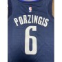 Men's Dallas Mavericks Kristaps Porzingis #6 Navy Finished Swingman Jersey - Statement Edition Men's Dallas Mavericks Kristaps Porzingis #6 Navy Finished Swingman Jersey - Statement Edition