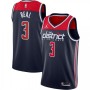 Men's Washington Wizards Bradley Beal #3 Jordan Navy 2020/21 Swingman Jersey - Statement Edition Men's Washington Wizards Bradley Beal #3 Jordan Navy 2020/21 Swingman Jersey - Statement Edition