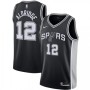 Men's San Antonio Spurs LaMarcus Aldridge #12 Nike Black 2020/21 Swingman Jersey - Icon Edition Men's San Antonio Spurs LaMarcus Aldridge #12 Nike Black 2020/21 Swingman Jersey - Icon Edition