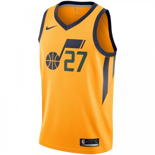 Men's Utah Jazz Rudy Gobert #27 Nike Gold Replica Swingman Jersey - Statement Edition Men's Utah Jazz Rudy Gobert #27 Nike Gold Replica Swingman Jersey - Statement Edition