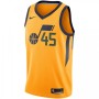 Men's Utah Jazz Donovan Mitchell #45 Nike Gold Swingman Jersey - Statement Edition Men's Utah Jazz Donovan Mitchell #45 Nike Gold Swingman Jersey - Statement Edition
