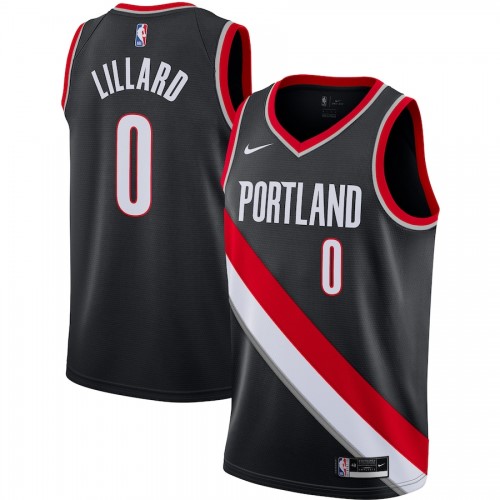 Men's Portland Trail Blazers Damian Lillard #0 Nike Black 2020/21 Swingman Jersey – Icon Edition Men's Portland Trail Blazers Damian Lillard #0 Nike Black 2020/21 Swingman Jersey – Icon Edition