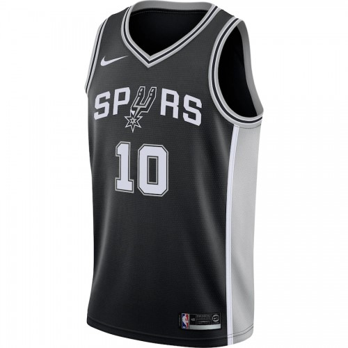 Men's San Antonio Spurs DeMar DeRozan #10 Nike Black Swingman Jersey - Icon Edition Men's San Antonio Spurs DeMar DeRozan #10 Nike Black Swingman Jersey - Icon Edition