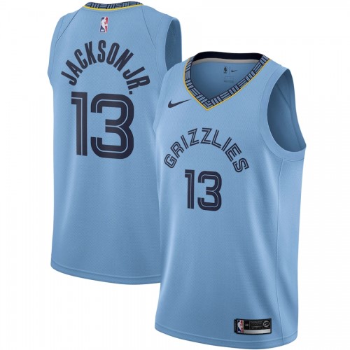 Men's Memphis Grizzlies Jaren Jackson Jr. #13 Nike Blue 19/20 Swingman Jersey - Statement Edition Men's Memphis Grizzlies Jaren Jackson Jr. #13 Nike Blue 19/20 Swingman Jersey - Statement Edition