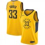 Men's Indiana Pacers Myles Turner #33 Nike Gold Replica Swingman Jersey - Statement Edition Men's Indiana Pacers Myles Turner #33 Nike Gold Replica Swingman Jersey - Statement Edition