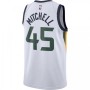 Men's Utah Jazz Donovan Mitchell #45 Nike White Swingman Jersey - Association Edition Men's Utah Jazz Donovan Mitchell #45 Nike White Swingman Jersey - Association Edition