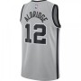 Men's San Antonio Spurs LaMarcus Aldridge #12 Jordan Silver 20/21 Swingman Jersey- Statement Edition Men's San Antonio Spurs LaMarcus Aldridge #12 Jordan Silver 20/21 Swingman Jersey- Statement Edition