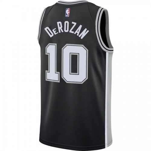 Men's San Antonio Spurs DeMar DeRozan #10 Nike Black Swingman Jersey - Icon Edition Men's San Antonio Spurs DeMar DeRozan #10 Nike Black Swingman Jersey - Icon Edition