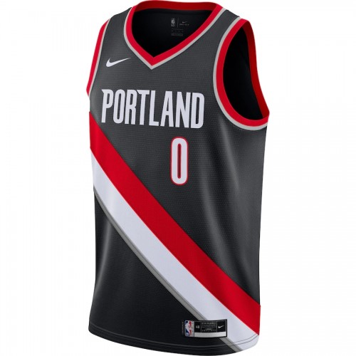 Men's Portland Trail Blazers Damian Lillard #0 Nike Black 2020/21 Swingman Jersey – Icon Edition Men's Portland Trail Blazers Damian Lillard #0 Nike Black 2020/21 Swingman Jersey – Icon Edition
