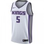 Men's Sacramento Kings De'Aaron Fox #5 Nike White Swingman Jersey - Association Edition Men's Sacramento Kings De'Aaron Fox #5 Nike White Swingman Jersey - Association Edition