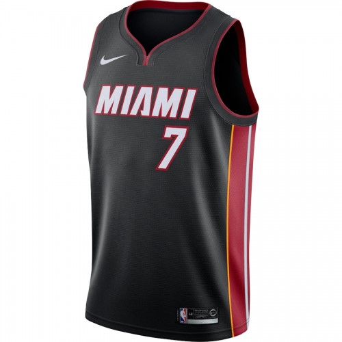 Men's Miami Heat Goran Dragic #7 Nike Black Swingman Jersey - Icon Edition Men's Miami Heat Goran Dragic #7 Nike Black Swingman Jersey - Icon Edition
