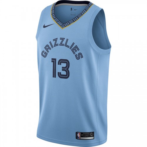 Men's Memphis Grizzlies Jaren Jackson Jr. #13 Nike Blue 19/20 Swingman Jersey - Statement Edition Men's Memphis Grizzlies Jaren Jackson Jr. #13 Nike Blue 19/20 Swingman Jersey - Statement Edition