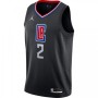 Men's LA Clippers Kawhi Leonard #2 Jordan Black 202021 Swingman Jersey - Statement Edition Men's LA Clippers Kawhi Leonard #2 Jordan Black 202021 Swingman Jersey - Statement Edition