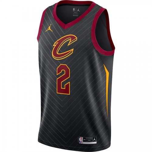 Men's Cleveland Cavaliers Collin Sexton #2 Jordan Black 2020/21 Swingman Jersey - Statement Edition Men's Cleveland Cavaliers Collin Sexton #2 Jordan Black 2020/21 Swingman Jersey - Statement Edition
