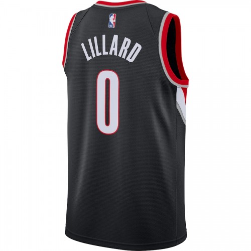 Men's Portland Trail Blazers Damian Lillard #0 Nike Black 2020/21 Swingman Jersey – Icon Edition Men's Portland Trail Blazers Damian Lillard #0 Nike Black 2020/21 Swingman Jersey – Icon Edition