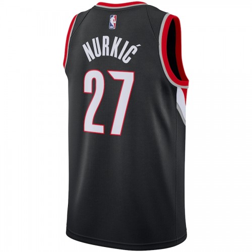 Men's Portland Trail Blazers Jusuf Nurkic #27 Nike Black Swingman Jersey - Icon Edition Men's Portland Trail Blazers Jusuf Nurkic #27 Nike Black Swingman Jersey - Icon Edition
