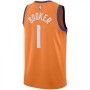 Men's Phoenix Suns Devin Booker #1 Jordan Orange 2020/21 Swingman Jersey - Statement Edition Men's Phoenix Suns Devin Booker #1 Jordan Orange 2020/21 Swingman Jersey - Statement Edition