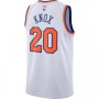 Men's New York Knicks Kevin Knox #20 Nike White 2019/20 Swingman Jersey - Association Edition Men's New York Knicks Kevin Knox #20 Nike White 2019/20 Swingman Jersey - Association Edition
