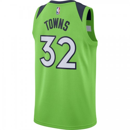 Men's Minnesota Timberwolves Karl-Anthony Towns #32 Nike Green Swingman Jersey - Statement Edition Men's Minnesota Timberwolves Karl-Anthony Towns #32 Nike Green Swingman Jersey - Statement Edition