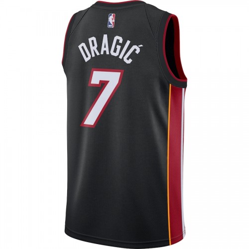 Men's Miami Heat Goran Dragic #7 Nike Black Swingman Jersey - Icon Edition Men's Miami Heat Goran Dragic #7 Nike Black Swingman Jersey - Icon Edition