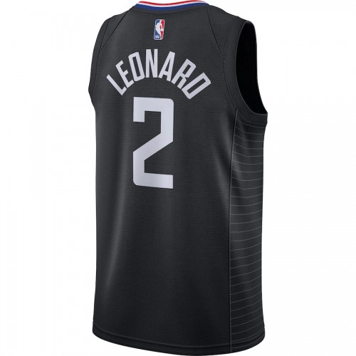 Men's LA Clippers Kawhi Leonard #2 Jordan Black 202021 Swingman Jersey - Statement Edition Men's LA Clippers Kawhi Leonard #2 Jordan Black 202021 Swingman Jersey - Statement Edition