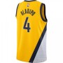 Men's Indiana Pacers Victor Oladipo #4 Nike Gold Finished Swingman Jersey - Statement Edition Men's Indiana Pacers Victor Oladipo #4 Nike Gold Finished Swingman Jersey - Statement Edition