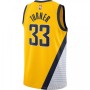 Men's Indiana Pacers Myles Turner #33 Nike Gold Finished Swingman Jersey - Statement Edition Men's Indiana Pacers Myles Turner #33 Nike Gold Finished Swingman Jersey - Statement Edition