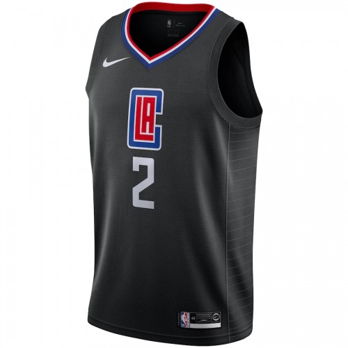 Men's LA Clippers Kawhi Leonard #2 Black Swingman Jersey - Statement Edition Men's LA Clippers Kawhi Leonard #2 Black Swingman Jersey - Statement Edition