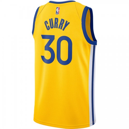 Men's Golden State Warriors Stephen Curry #30 Nike Gold Finished Swingman Jersey - Statement Edition Men's Golden State Warriors Stephen Curry #30 Nike Gold Finished Swingman Jersey - Statement Edition