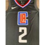 Men's LA Clippers Kawhi Leonard #2 Black Swingman Jersey - Statement Edition Men's LA Clippers Kawhi Leonard #2 Black Swingman Jersey - Statement Edition