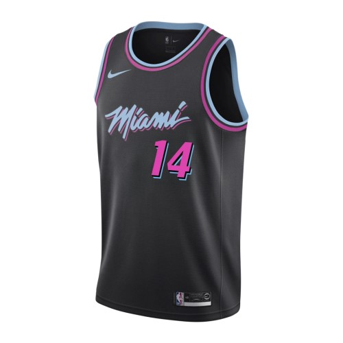 Men's Miami Heat Tyler Herro #14 Black 19-20 Swingman Jersey - City Edition Men's Miami Heat Tyler Herro #14 Black 19-20 Swingman Jersey - City Edition