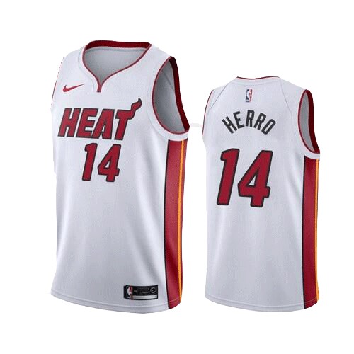 Men's Miami Heat Tyler Herro #14 Nike White 2020/21 Swingman Jersey - Icon Edition Men's Miami Heat Tyler Herro #14 Nike White 2020/21 Swingman Jersey - Icon Edition