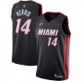 Men's Miami Heat Tyler Herro #14 Nike Black 202021 Swingman Jersey - Icon Edition Men's Miami Heat Tyler Herro #14 Nike Black 202021 Swingman Jersey - Icon Edition