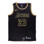 Men's Los Angeles Lakers LeBron James #23 Black Swingman Jersey - City Edition Men's Los Angeles Lakers LeBron James #23 Black Swingman Jersey - City Edition