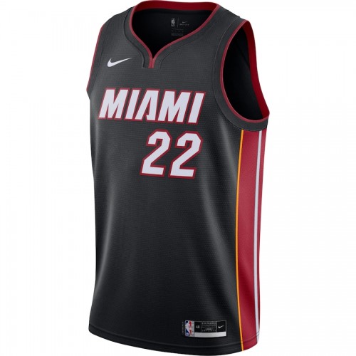 Men's Miami Heat Jimmy Butler #22 Nike Black 2020/21 Swingman Jersey - Icon Edition Men's Miami Heat Jimmy Butler #22 Nike Black 2020/21 Swingman Jersey - Icon Edition