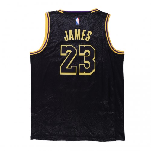 Men's Los Angeles Lakers LeBron James #23 Black Swingman Jersey - City Edition Men's Los Angeles Lakers LeBron James #23 Black Swingman Jersey - City Edition