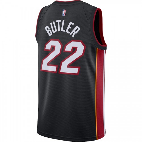 Men's Miami Heat Jimmy Butler #22 Nike Black 2020/21 Swingman Jersey - Icon Edition Men's Miami Heat Jimmy Butler #22 Nike Black 2020/21 Swingman Jersey - Icon Edition