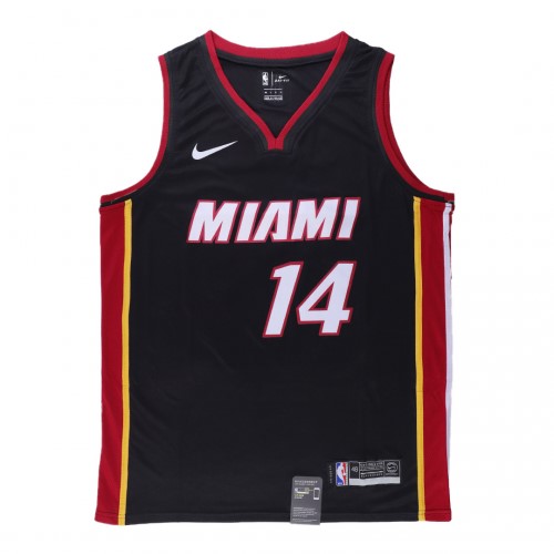 Men's Miami Heat Tyler Herro #14 Nike Black 202021 Swingman Jersey - Icon Edition Men's Miami Heat Tyler Herro #14 Nike Black 202021 Swingman Jersey - Icon Edition