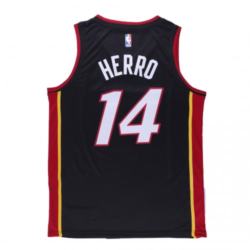 Men's Miami Heat Tyler Herro #14 Nike Black 202021 Swingman Jersey - Icon Edition Men's Miami Heat Tyler Herro #14 Nike Black 202021 Swingman Jersey - Icon Edition
