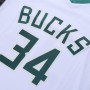 Men's Milwaukee Bucks Giannis Antetokounmpo #34 White Swingman Jersey - Association Edition Men's Milwaukee Bucks Giannis Antetokounmpo #34 White Swingman Jersey - Association Edition