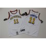 Men's Golden State Warriors Klay Thompson #11 White Classics Swingman Jersey - Classic Edition Men's Golden State Warriors Klay Thompson #11 White Classics Swingman Jersey - Classic Edition