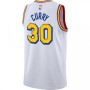 Men's Golden State Warriors Stephen Curry #30 White Classics Swingman Jersey - Classic Edition Men's Golden State Warriors Stephen Curry #30 White Classics Swingman Jersey - Classic Edition