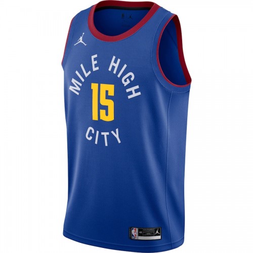 Men's Denver Nuggets Nikola Jokic #15 Jordan Brand Blue 202021 Swingman Jersey - Statement Edition Men's Denver Nuggets Nikola Jokic #15 Jordan Brand Blue 202021 Swingman Jersey - Statement Edition