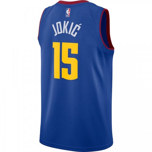 Men's Denver Nuggets Nikola Jokic #15 Jordan Brand Blue 202021 Swingman Jersey - Statement Edition Men's Denver Nuggets Nikola Jokic #15 Jordan Brand Blue 202021 Swingman Jersey - Statement Edition