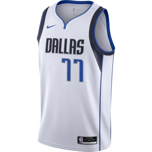 Men's Dallas Mavericks Luka Doncic #77 Nike White 2020/21 Swingman Jersey - Association Edition Men's Dallas Mavericks Luka Doncic #77 Nike White 2020/21 Swingman Jersey - Association Edition