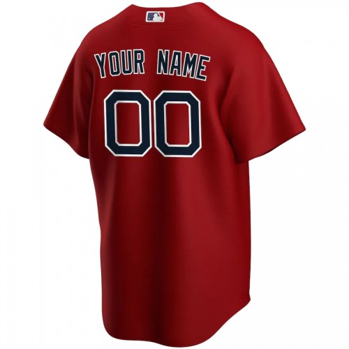 Men's Boston Red Sox Nike Red Alternate 2020 Custom Jersey Men's Boston Red Sox Nike Red Alternate 2020 Custom Jersey