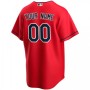 Men's Cleveland Indians Nike Red Alternate 2020 Custom Jersey Men's Cleveland Indians Nike Red Alternate 2020 Custom Jersey