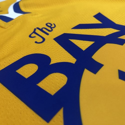 Men's Golden State Warriors Thompson #11 Jordan Gold 20/21 Swingman Jersey - Statement Edition Men's Golden State Warriors Thompson #11 Jordan Gold 20/21 Swingman Jersey - Statement Edition