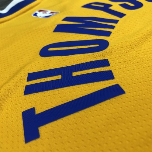 Men's Golden State Warriors Thompson #11 Jordan Gold 20/21 Swingman Jersey - Statement Edition Men's Golden State Warriors Thompson #11 Jordan Gold 20/21 Swingman Jersey - Statement Edition